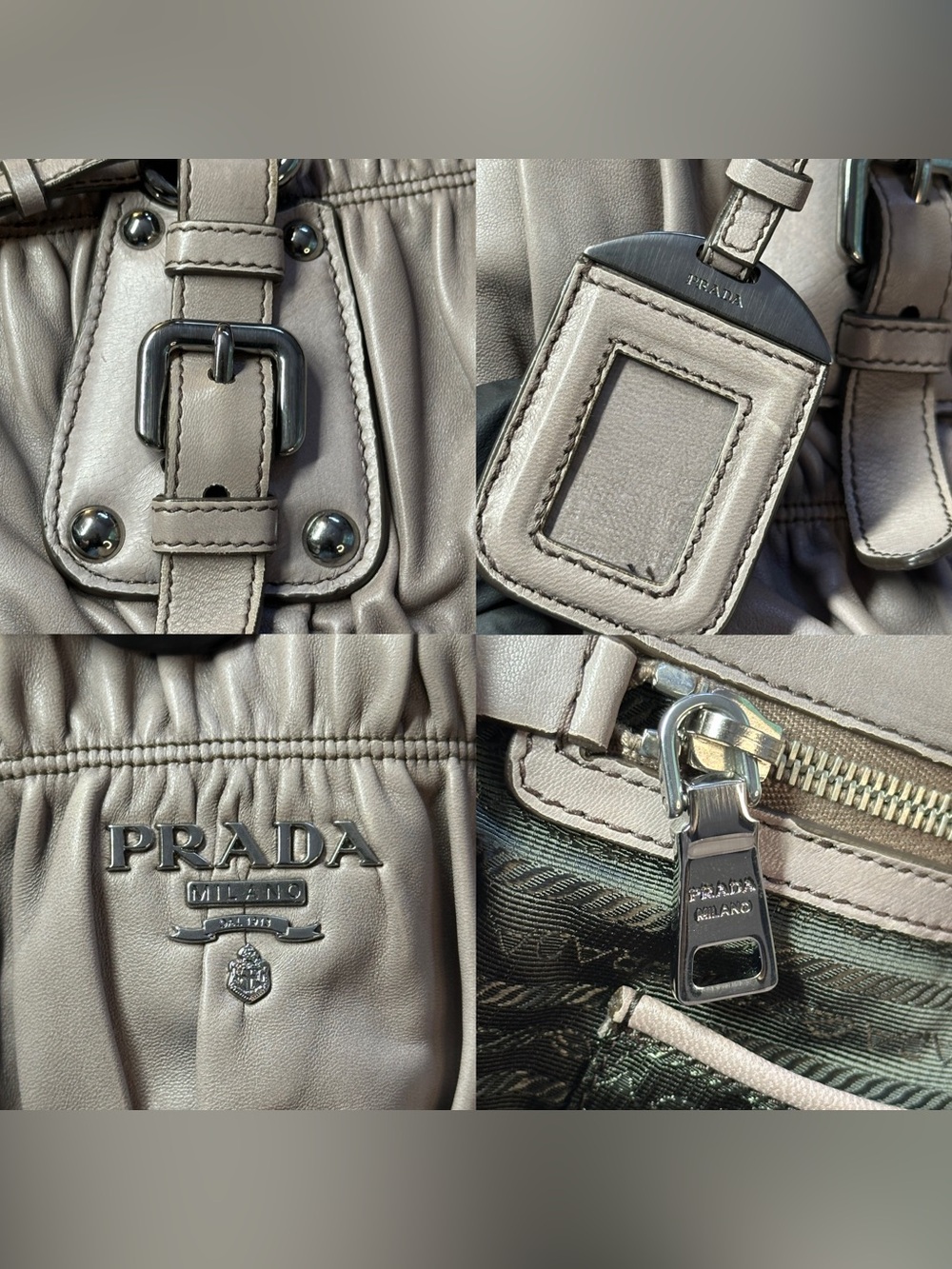Prada Nappa Gaufre Satchel - Picture 9 of 10